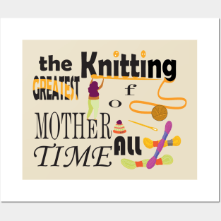 the knitting mothers Posters and Art